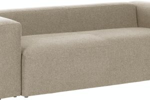 Blok, 3-personers sofa, Stof by LaForma (H: 69 cm. B: 210 cm. L: 100 cm., Beige)