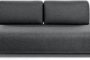 Compo, 3-personers sofa by LaForma (Uden armlæn, Sort)